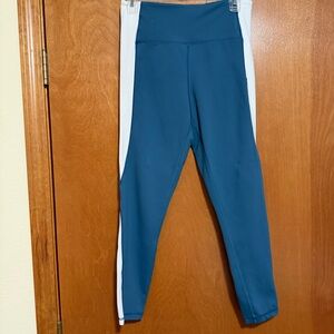 Blue and White Leggings